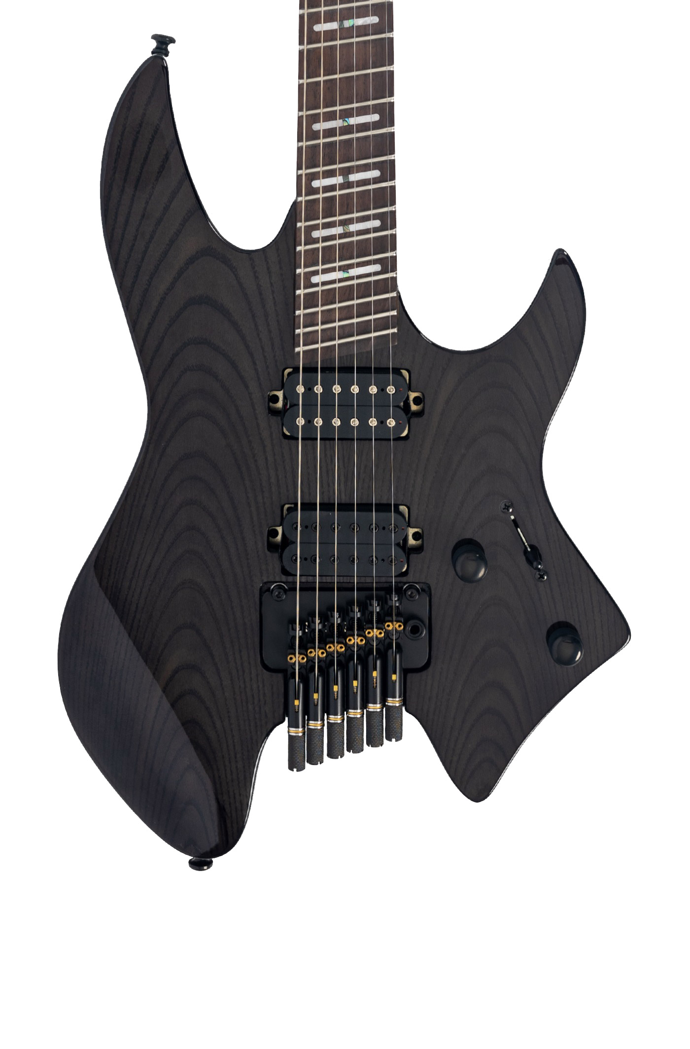 Sire Larry Carlton X6 Headless Electric Guitar in Transparent Black